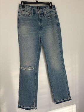 BDG Urban Outfitters Bootcut Jeans with Knee Rip
